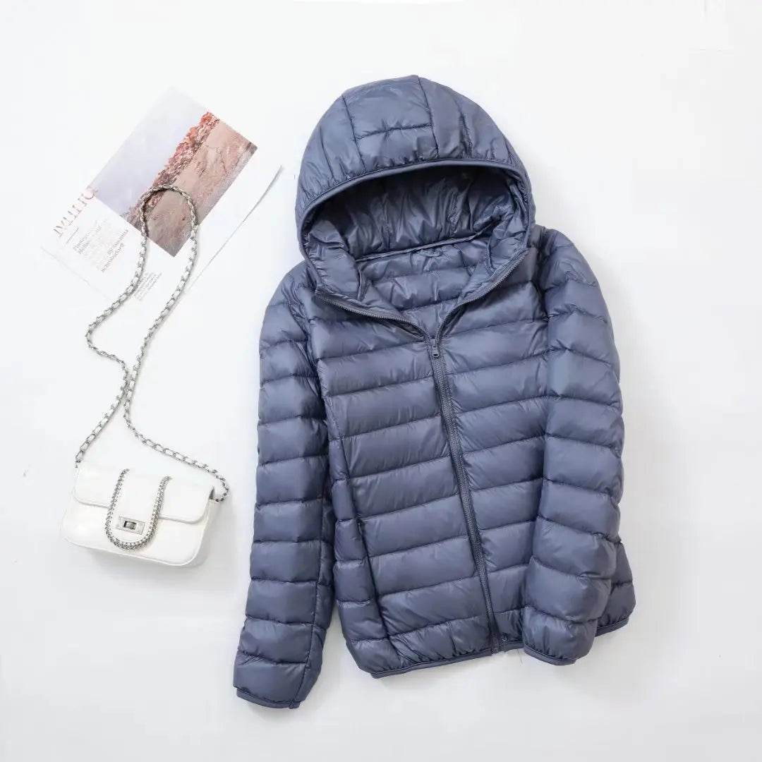 Ultralight Korean Hooded Puffer - P12 Hub Europe