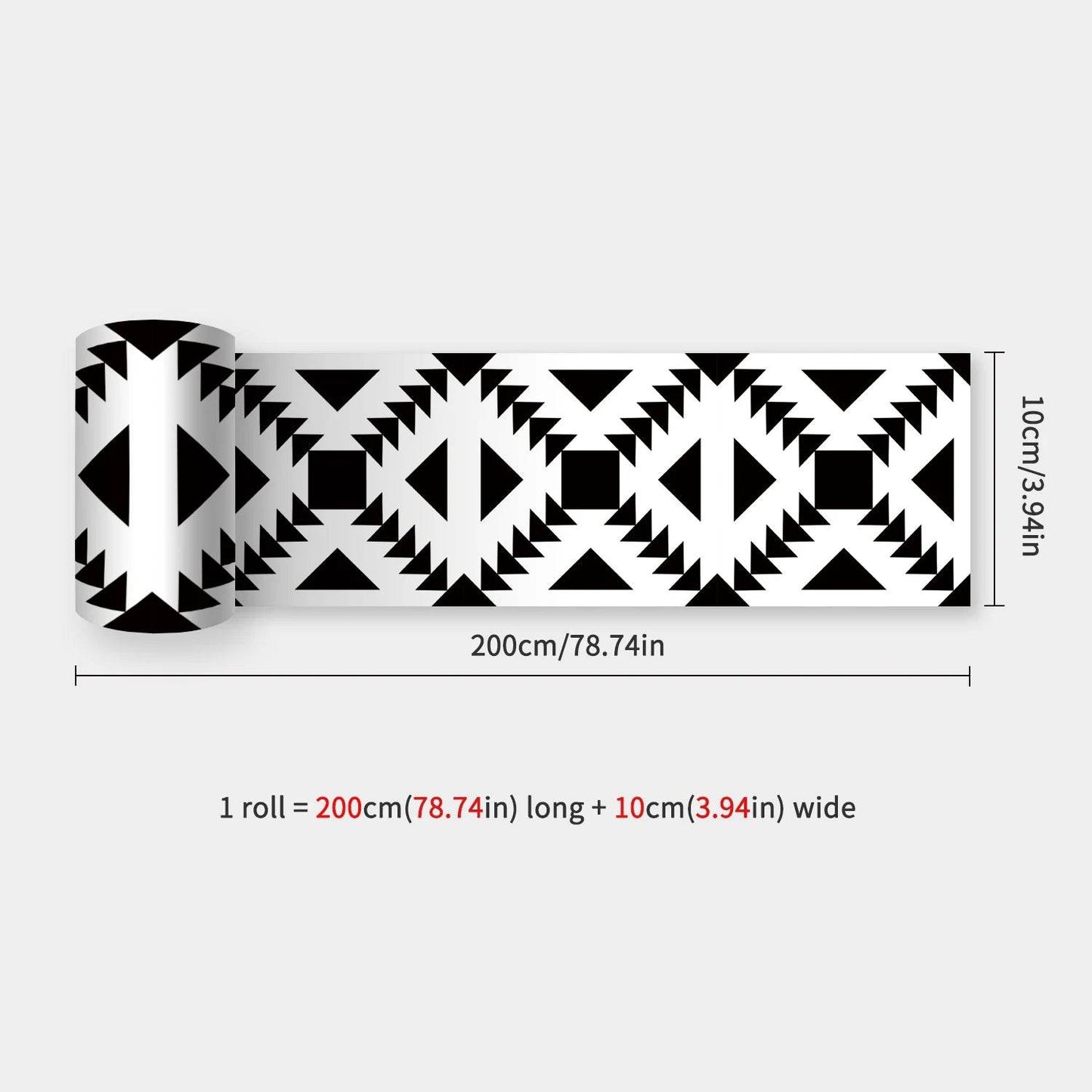 41 Styles Baseboard Stickers Waterproof Peel & Stick Waistline Wall Sticker Floor Border Sticker For Kitchen Bathroom 10x200cm - P12 Hub Europe