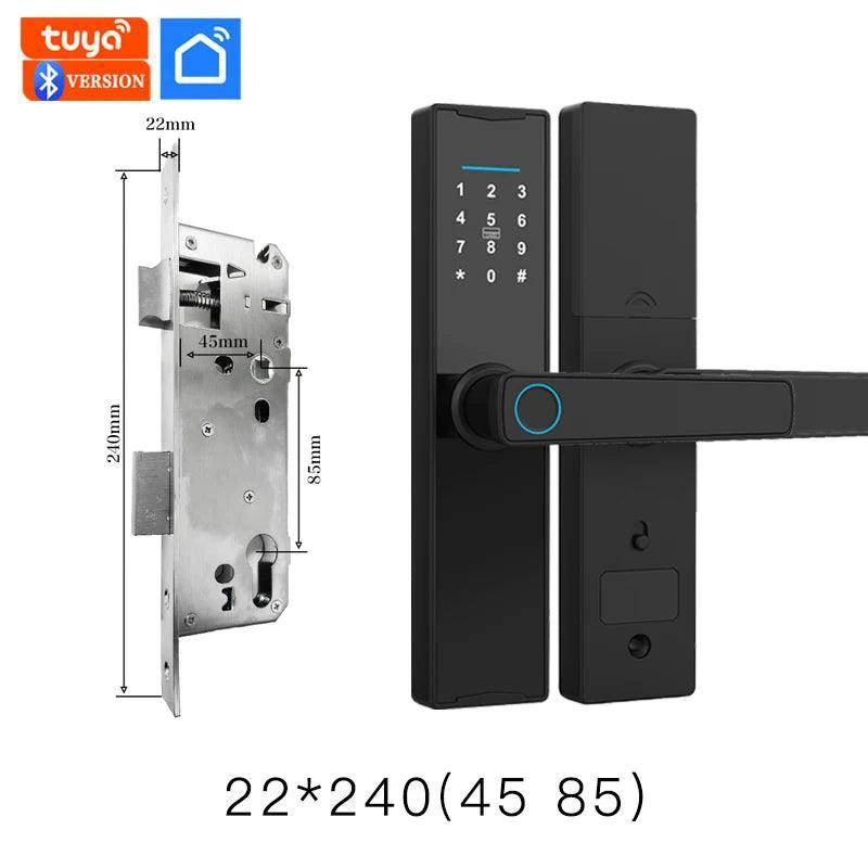 Smart Fingerprint Door Lock | App, Card, Code, Key - P12 Hub Europe