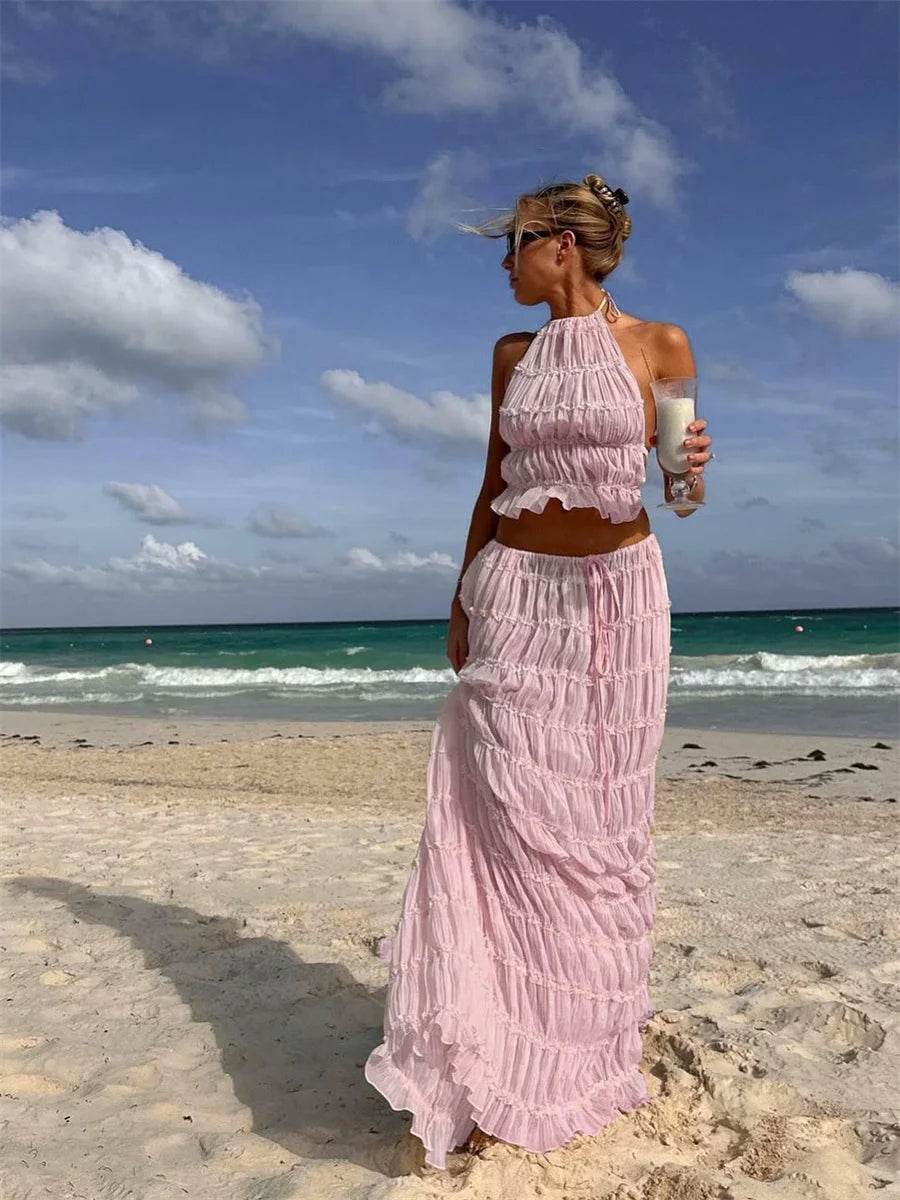 Elegant Backless Maxi Set - P12 Hub Europe