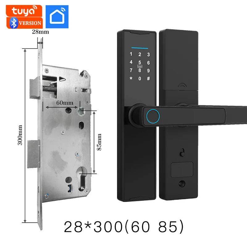 Smart Fingerprint Door Lock | App, Card, Code, Key - P12 Hub Europe