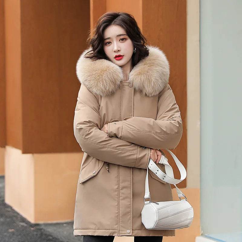 Slim Fur Collar Parka - P12 Hub Europe