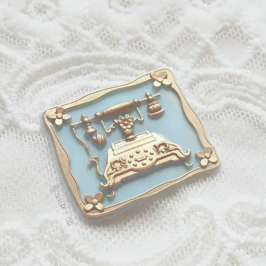 Fire Seal Seal Head Multi-Level Fine Carving Handmade Diy Toy Cute Relief Brass Head Stamp Toy Envelope Invitation Colorful Seal