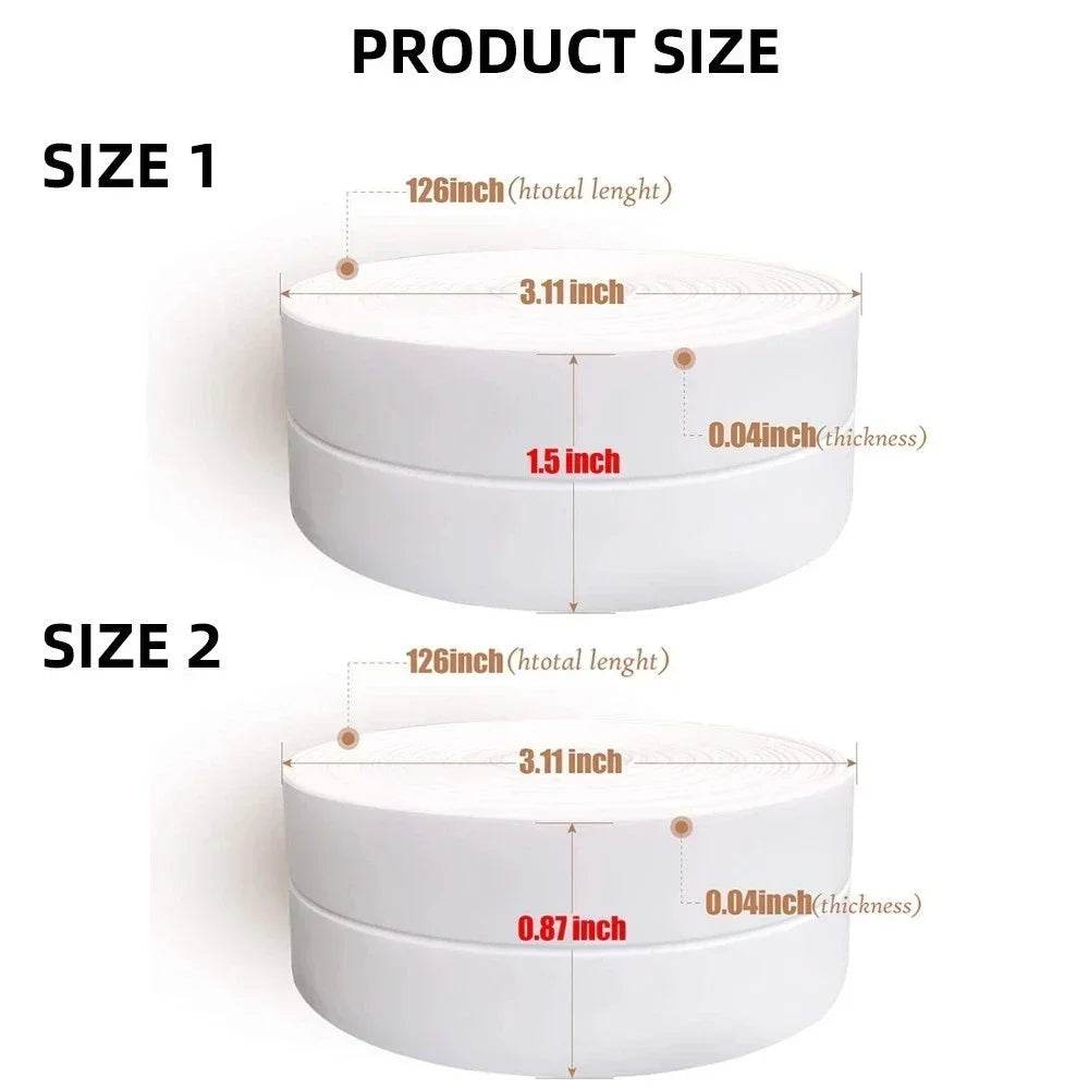 Waterproof Wall Tape Stickers Bathroom Kitchen Cardboard Seal Strip Bathroom Shower Sink Bathtub Caulk Tape Contour Home Posters - P12 Hub Europe