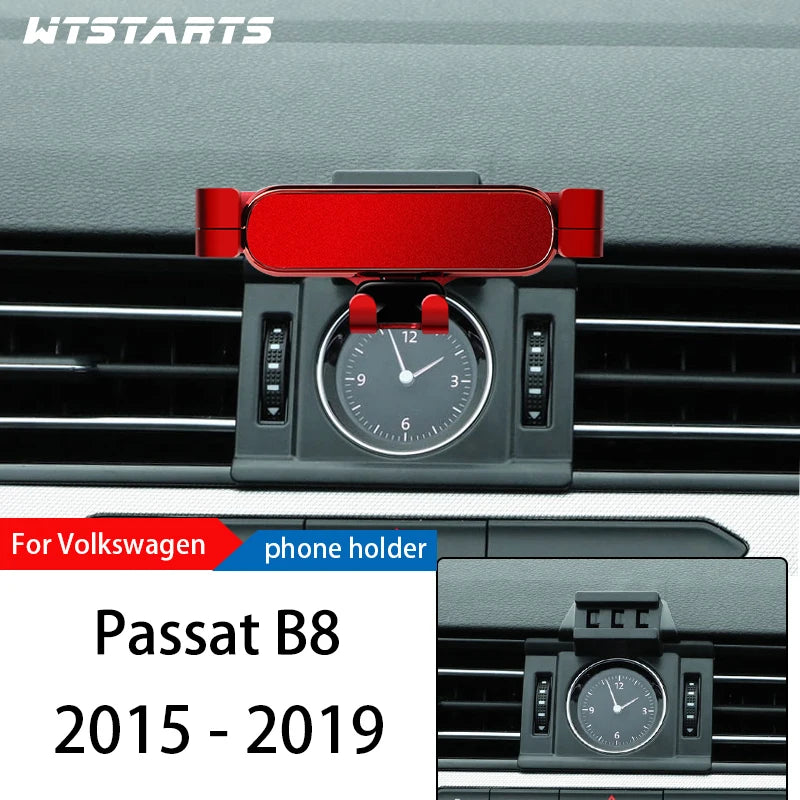 Car Phone Holder Mount Stand For Volkswagen Passat B7 B8 B9 2011-2022 Adjustable GPS Navigation Mobile Phone Bracket Accessories