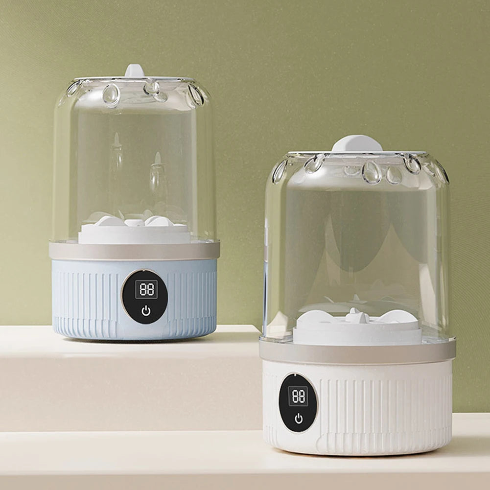 Wireless washing machine portable underwear cleaner 1L mini Socks Washing Machine Automatic Dehydratable Laundry Bucket