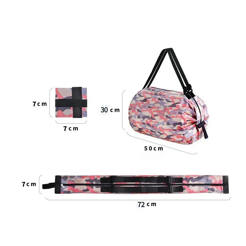 Women Shopper Bag Japanese Large Folding Tote Bag Travel Organizer Eco Shopping Bags Lady Market Bag Mujer Foldable Pouch Bolsos