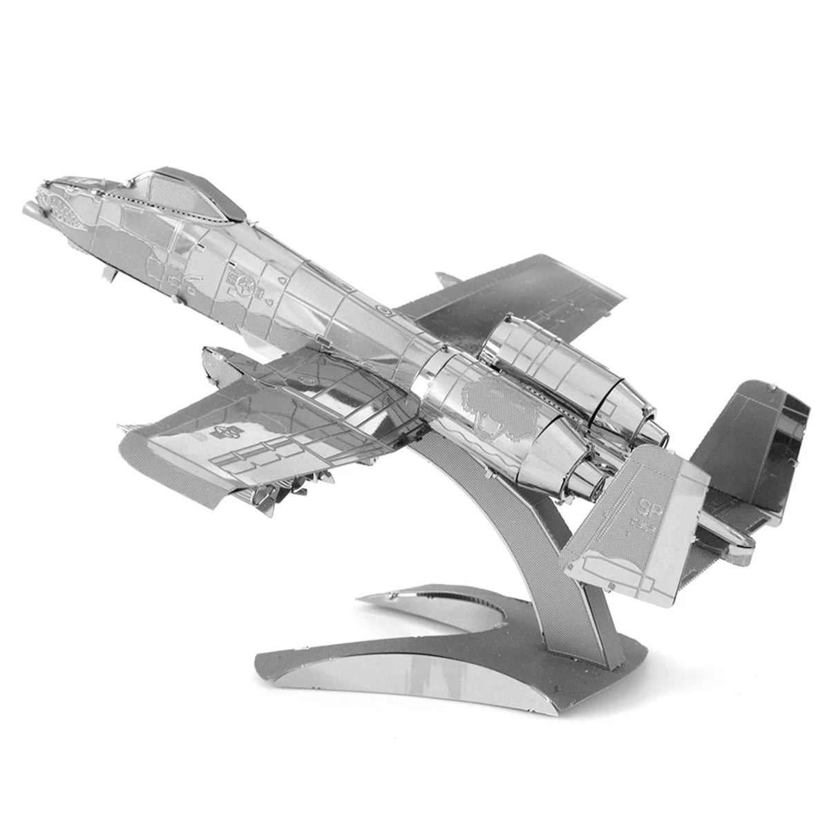 Plane 3D Metal Puzzle Model Kit DIY Laser Cut Puzzles Jigsaw Toy For Children