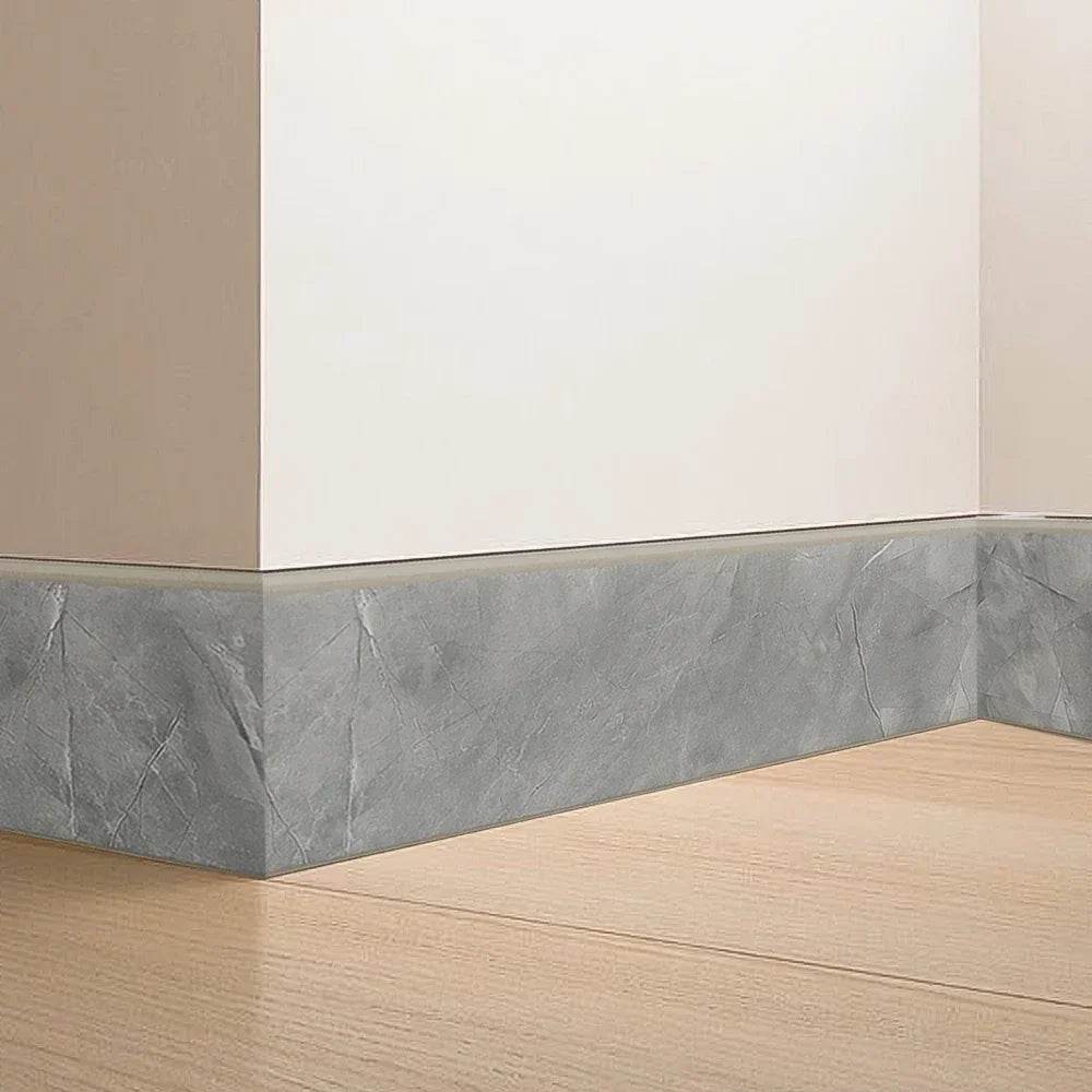 6/2M Marble Striped Skirting Line Waterproof Self Adhesive 3D Wall Sticker Thickened Anti-collision Corner Line Home Decoration - P12 Hub Europe