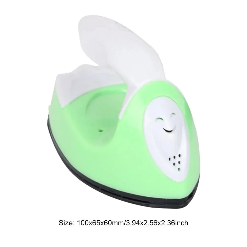 DIY Handheld Mini Iron Portable Electric Mini Heat Press Machine Versatile Rapid Heating-Up for Hot Drilling Name Cloth Stickers