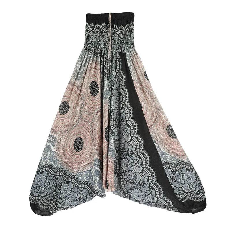 Women's Boho Harem Rayon Pants - P12 Hub Europe