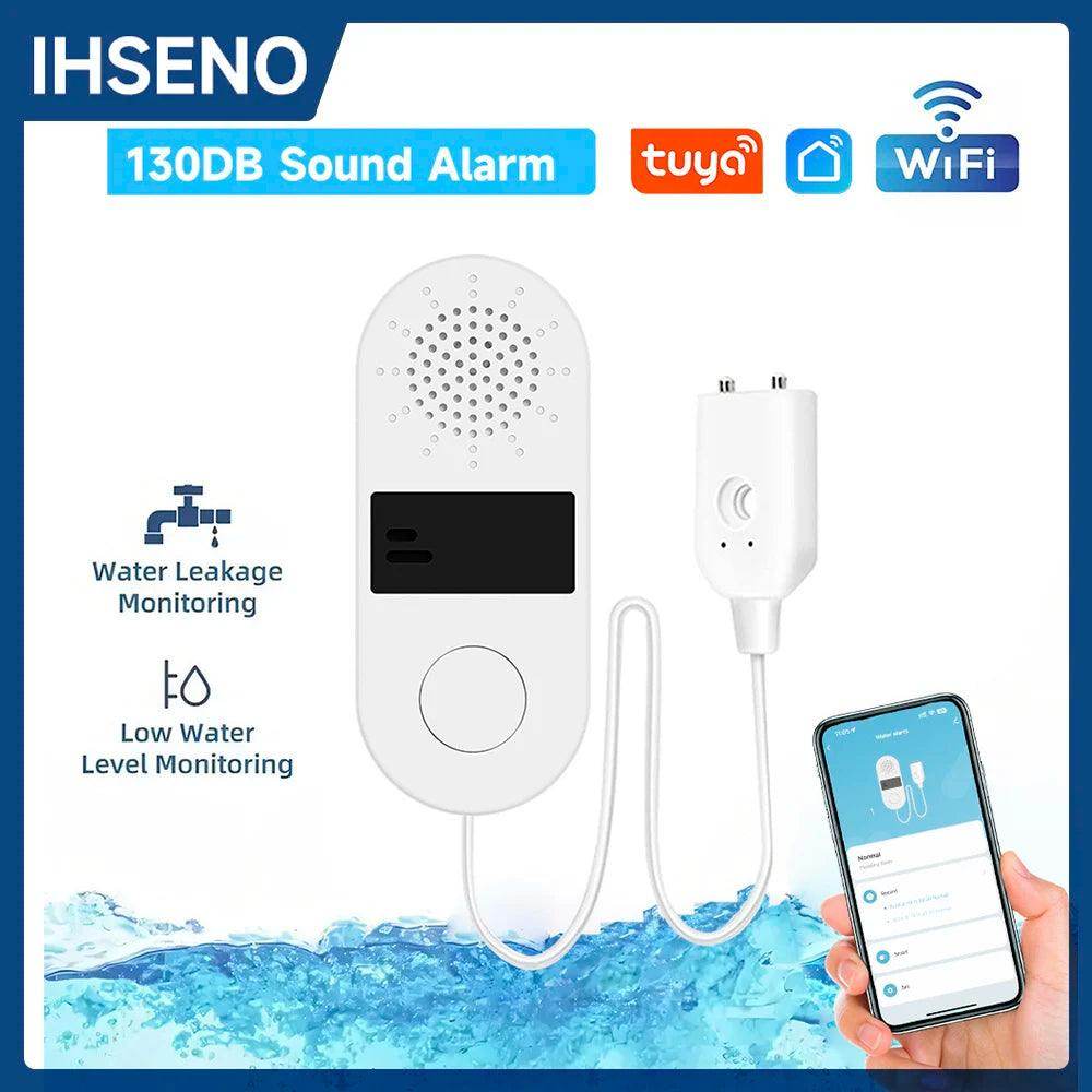 WiFi Water Leak Detector, 130dB Alarm | Tuya Smart Home - P12 Hub Europe