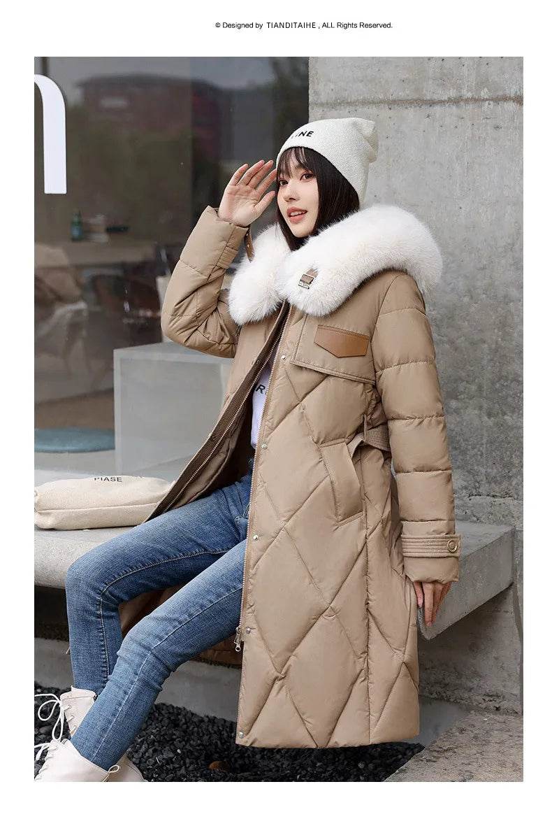 Long Slim Warm Winter Parka - P12 Hub Europe