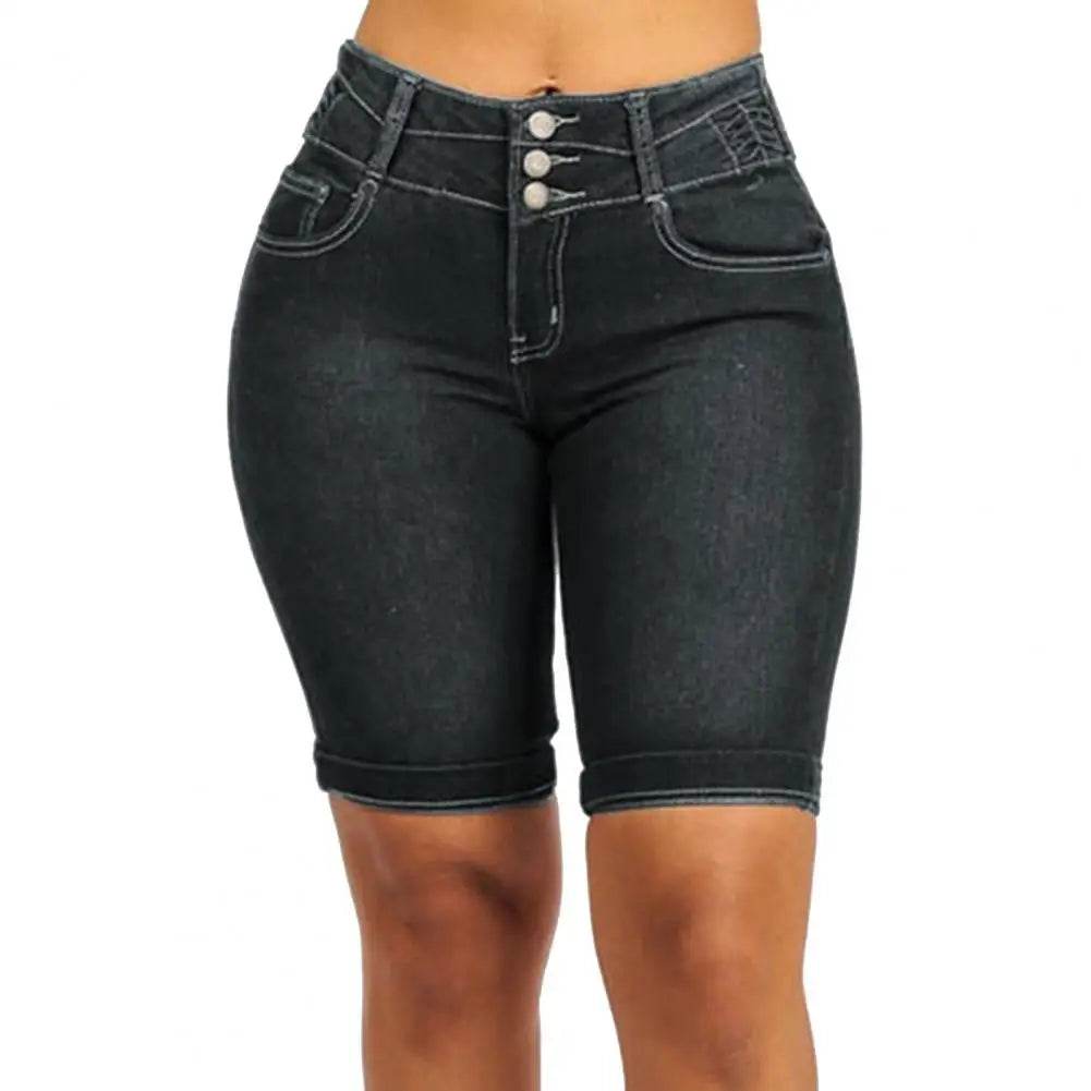 Trendy Women Slim Denim Shorts - P12 Hub Europe
