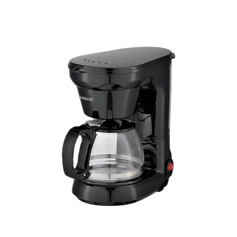 Houselin 750ML Small Coffee Maker, Compact Coffee Machine with Reusable Filter, Warming Plate and Coffee Pot for Home and Office
