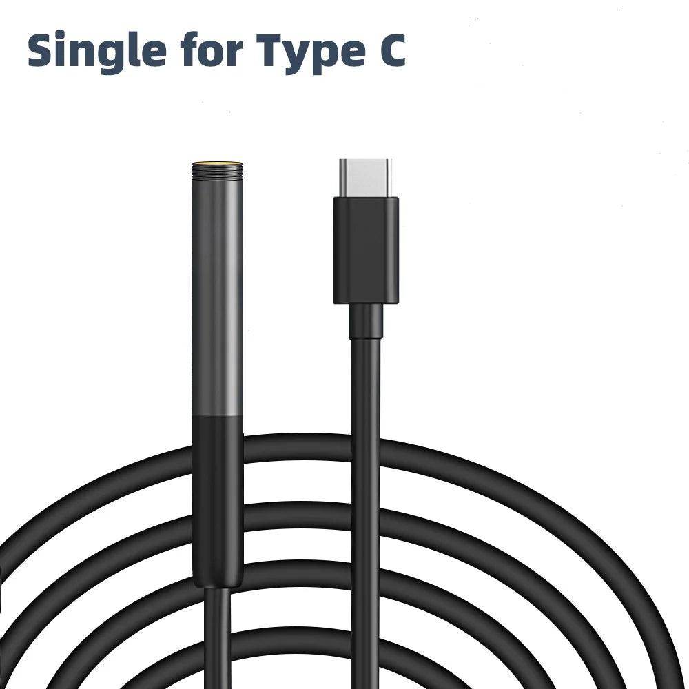 Endoscope Camera 8mm 3-in-1 , Dual/Single Lens, iOS/Android - P12 Hub Europe