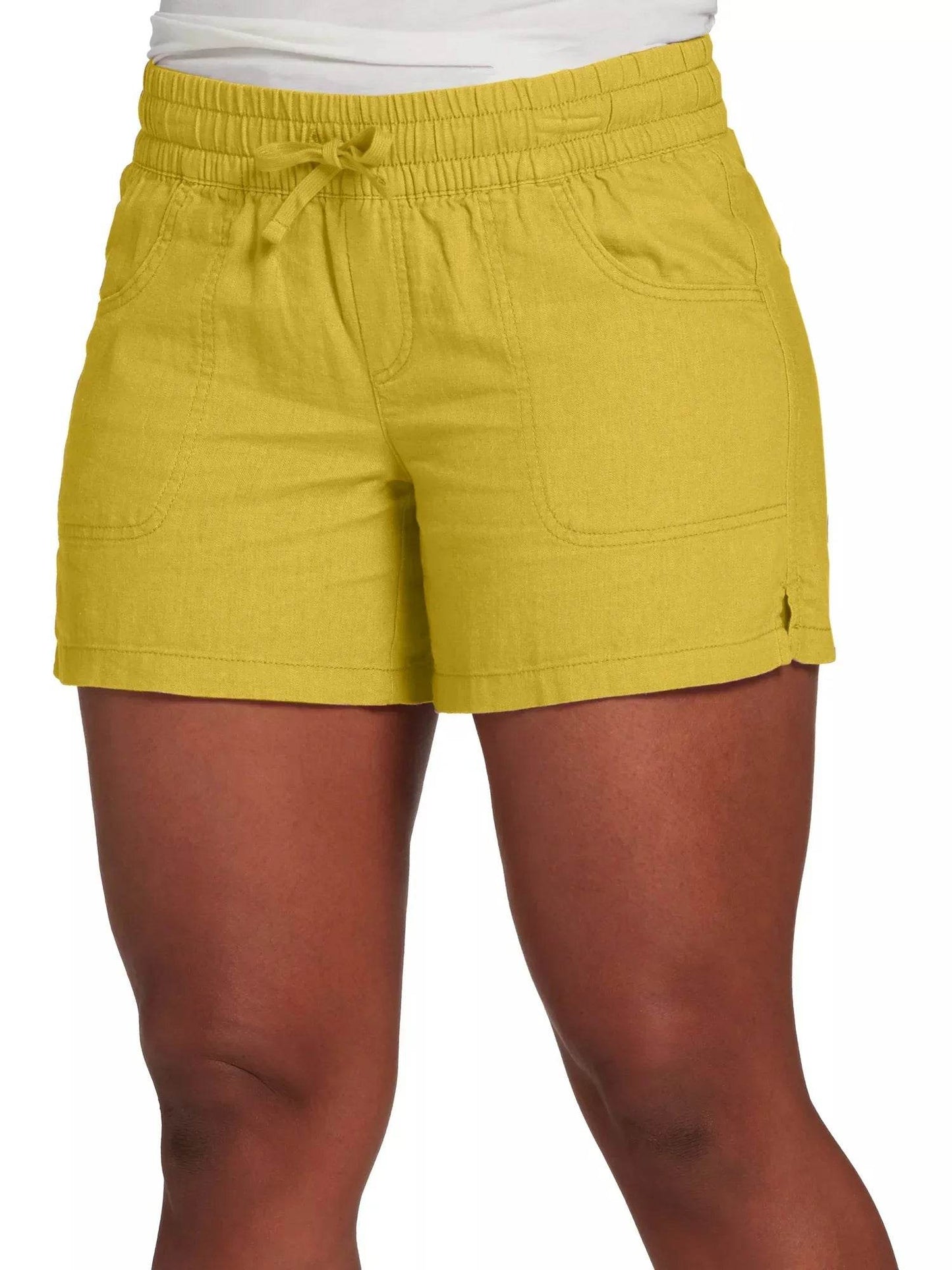Women Elastic Waist Split Shorts - P12 Hub Europe