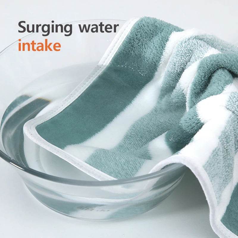 1 Pc Thickened Absorbent Bath Towel Soft Face Towel for Home - P12 Hub Europe