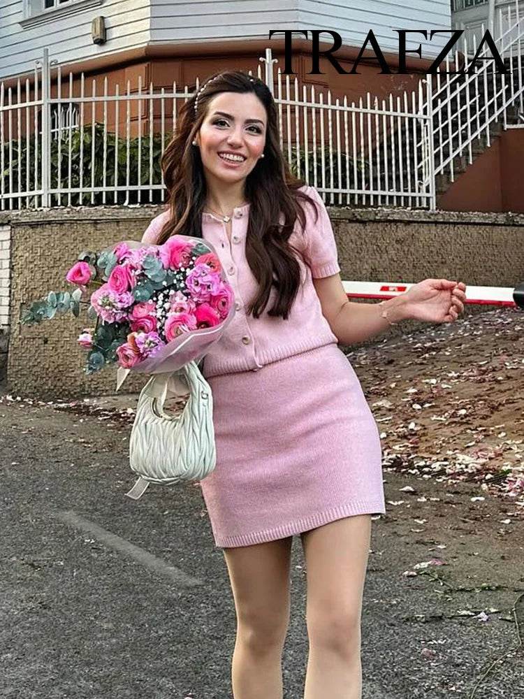 Solid Knitted Mini Skirt - P12 Hub Europe