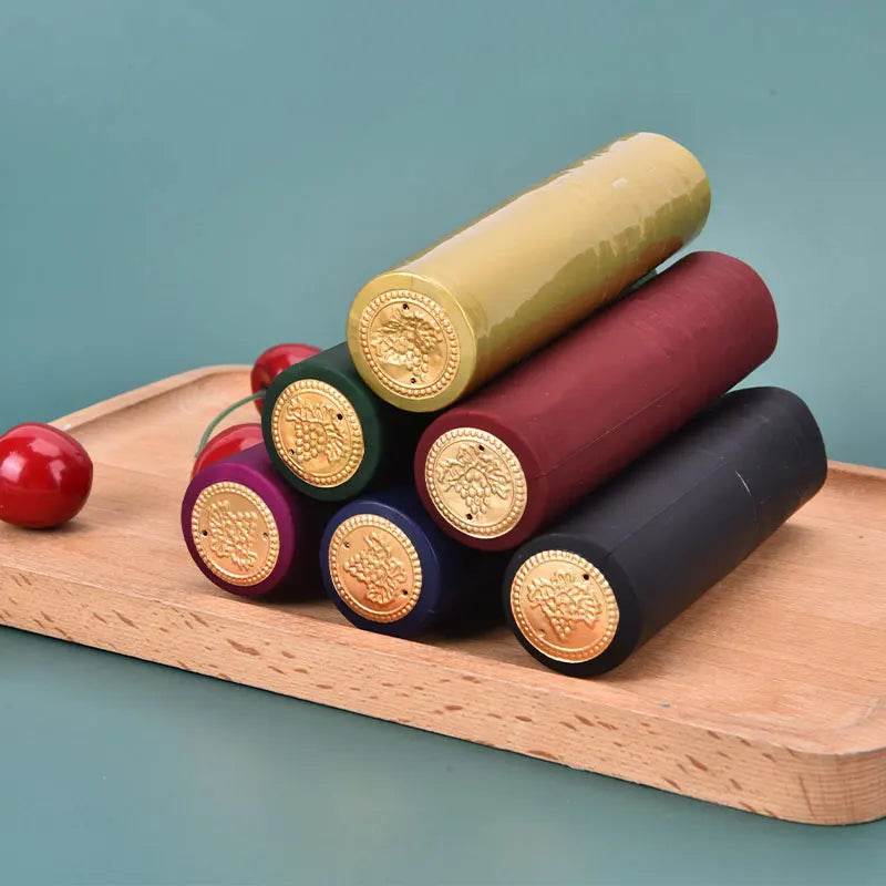 100pcs Heat Shrink Film Sealing Cap Wine Bottle Film Wine Heat Shrinkable Cap - P12 Hub Europe
