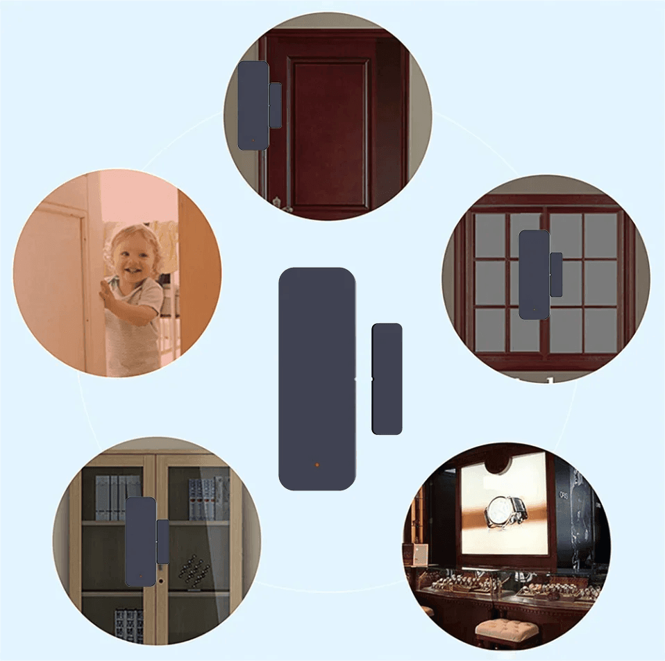 Sensor Door Tuya Zigbee WiFi Smart - P12 Hub Europe