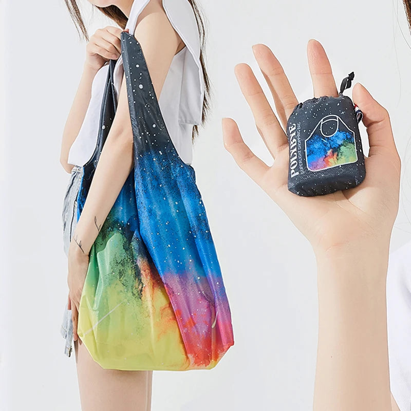 Polybye Super Light Reusable Totebag Eco-friendly Nylon Foldable Shopping Bag Handbag Grocery Bag Lunch Bag Recycle Bag