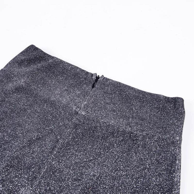 Shiny Sequin Wide Pants - P12 Hub Europe