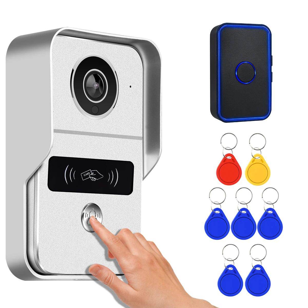 Doorbell WiFi/PoE | 1080P, RFID, Motion, Chime, SD Card - P12 Hub Europe