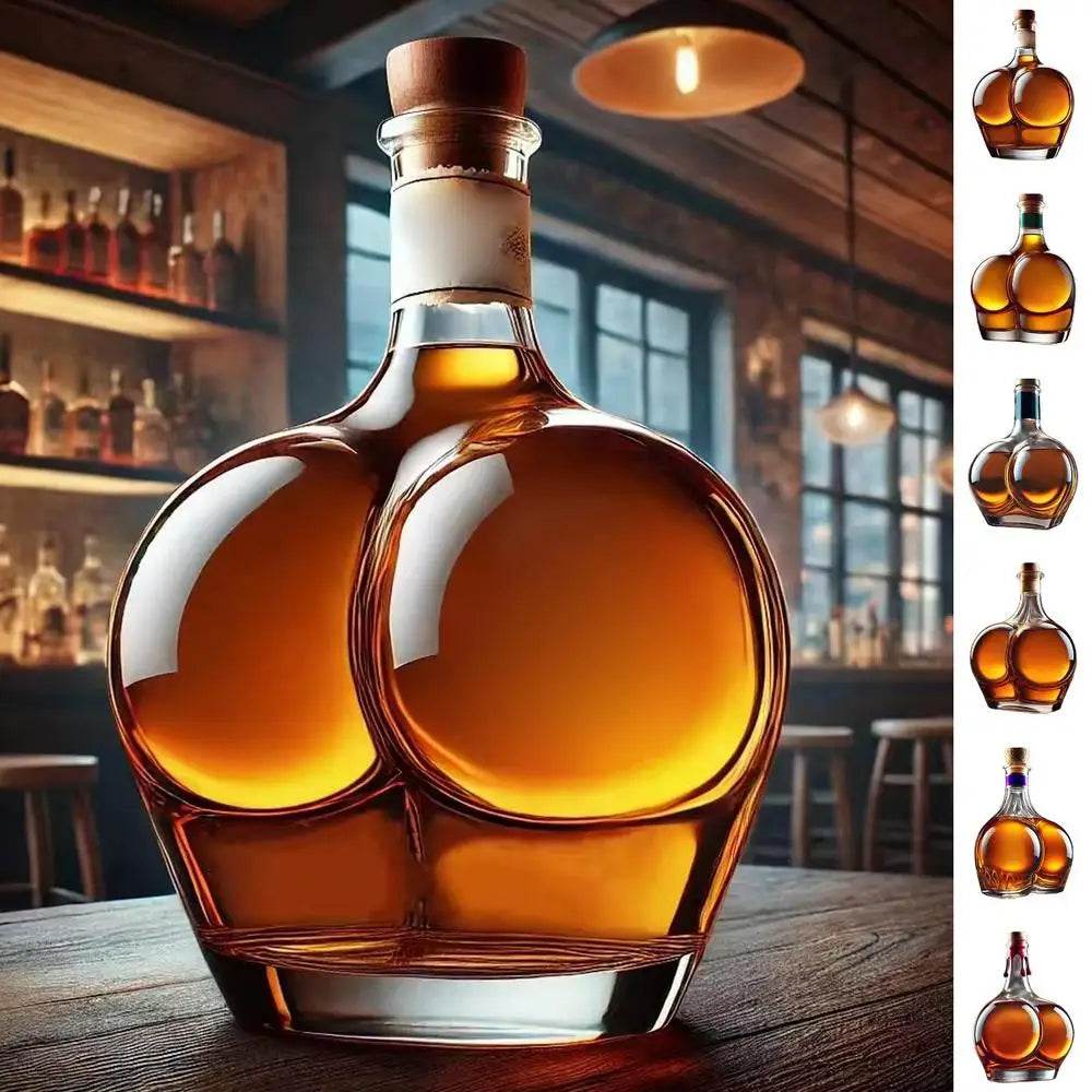Creative Whiskey Bottle Decanter Realistic Novelty Glass Jug Liquor Bottle Whiskey Wine Brandy Scotchs Bourbon Vodka Decanter - P12 Hub Europe