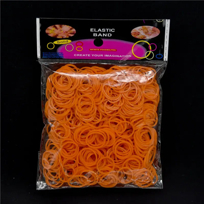 Pantone Color Western European Style Rubber Band Rainbow Knitting Machine Bracelets Loom Bands Arts & Crafts, DIY Toys