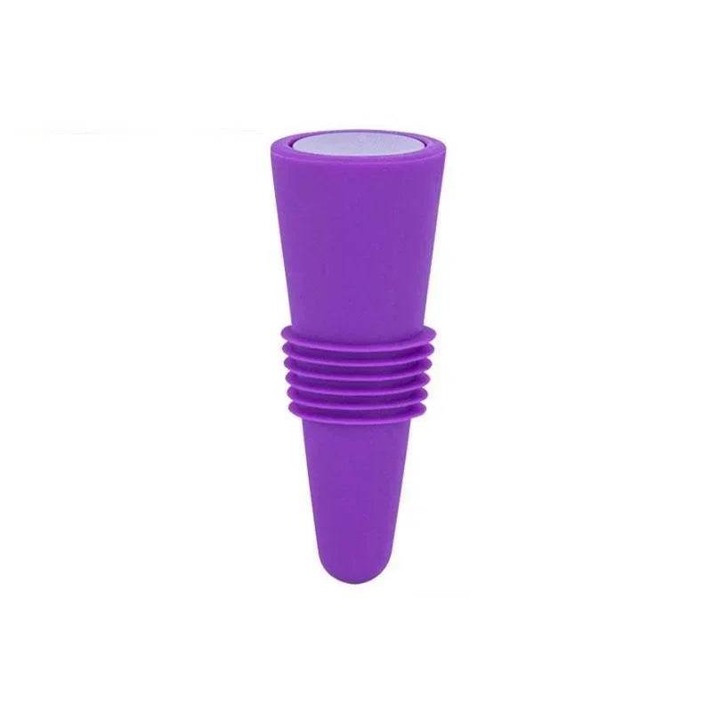 Silicone Wine and Beverage Bottle Cap Set Leak Proof Champagne Bottles Sealer Stoppers Wine Cork Saver Stopper Reusable - P12 Hub Europe