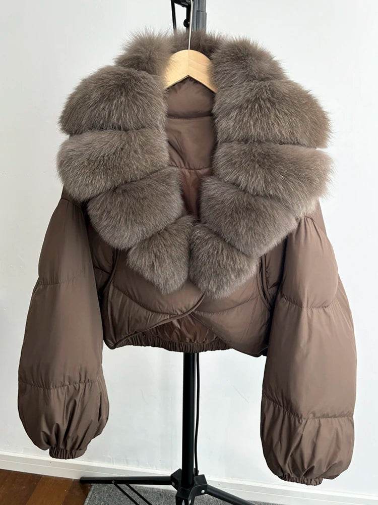 Luxury Fox Fur Down Parka - P12 Hub Europe
