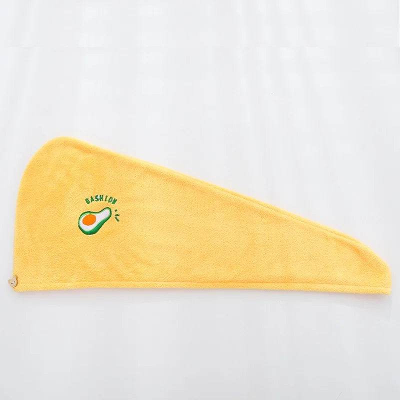 1pc Quickly Dry Hair Hat Super Absorbent Soft Bathroom Women Head Towels Girls Cute Hair Towel Hair Dry Wrap Bonnets - P12 Hub Europe