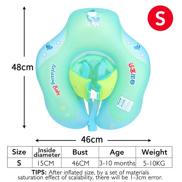 Baby Swimming Ring Inflatable Armpit Floating Kid Swimming Pool Accessories Circle Bathing Inflatable Toddler Rings Water Toys