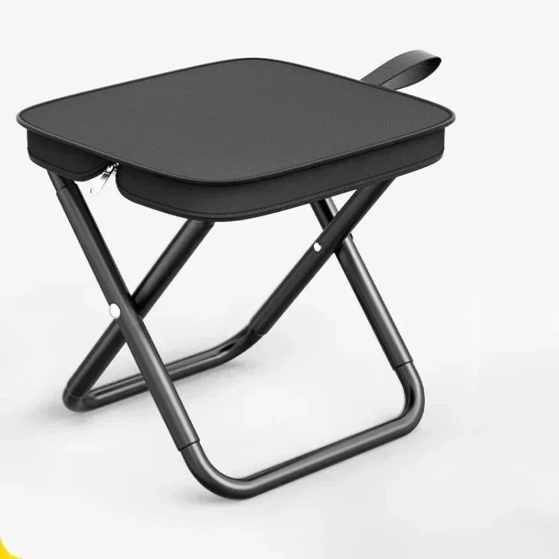 Camping Folding Stool with Storage Bag Beach Picnic Fishing Collapsible Chair Seat Portable Fishing Stool Fold-up Camping Chair
