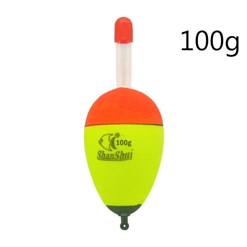 2/5/6Pcs EVA Luminous Fishing Night Float Light Stick Foam Plastic Bobber Sea Rock Fishing Floats Buoyancy Bobber