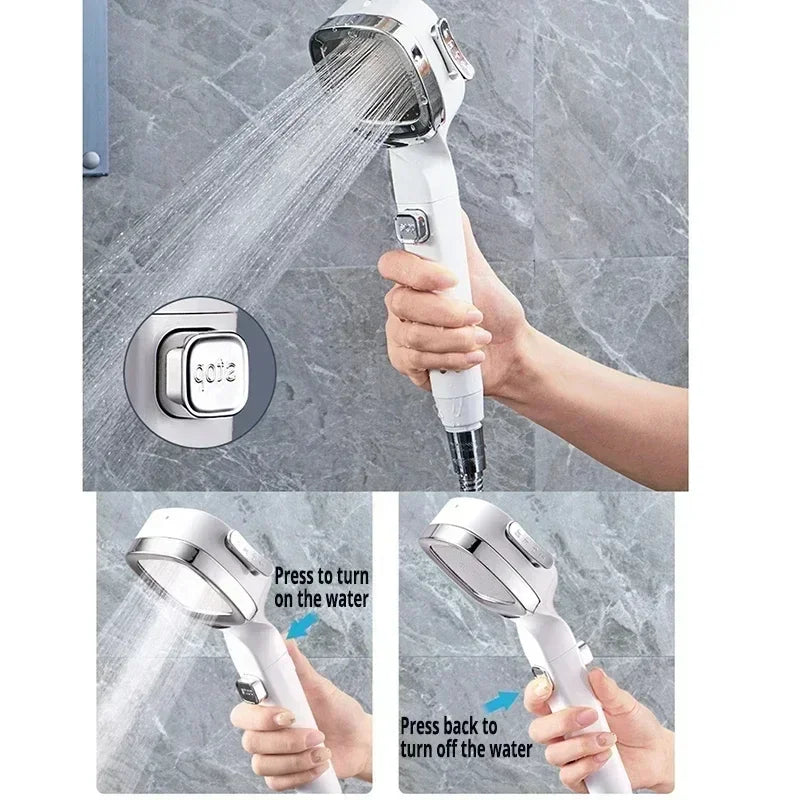 Xiaomi Mijia 3 Modes High Pressure Shower Head Water Saving Shower Heads Adjustable Water Massage Sprayer Bathroom Accessories
