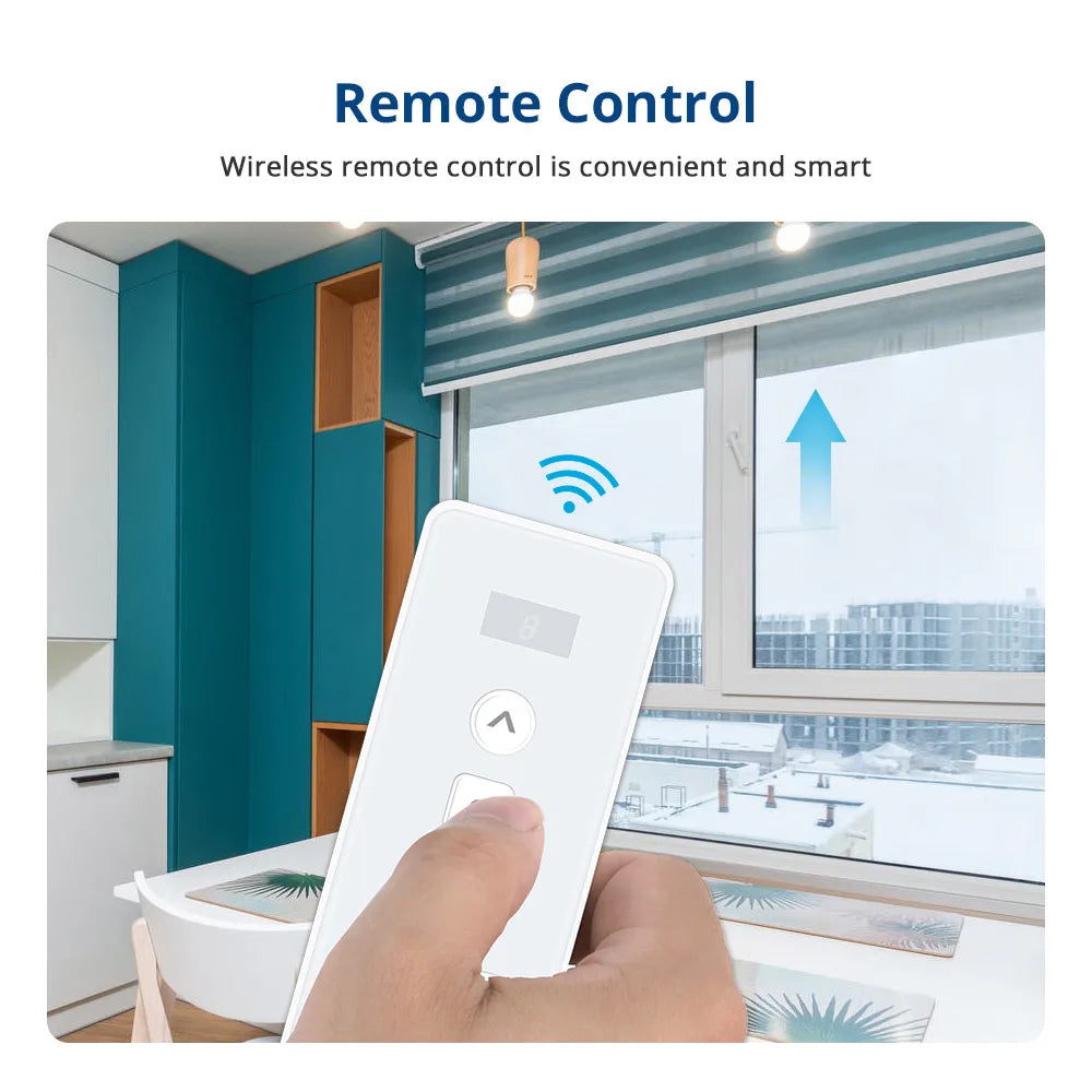 Zemismart WiFi 2N Electric Blinds Motor for 38mm Tube Smart Tubular Shutters Works with Tuya App Alexa Google Home Voice Control