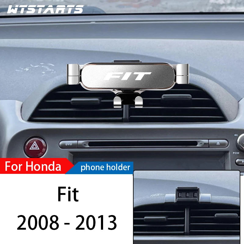 Car Phone Holder Mount Stand For Honda Fit 2008-2022 Adjustable GPS Navigation Mobile Phone Bracket Car Lnterior Accessories