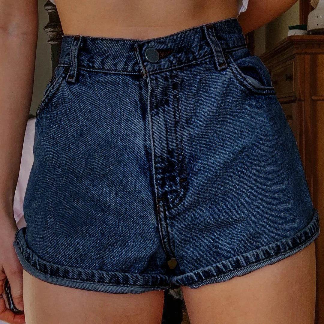 Floral Embroidered High Waist Shorts - P12 Hub Europe