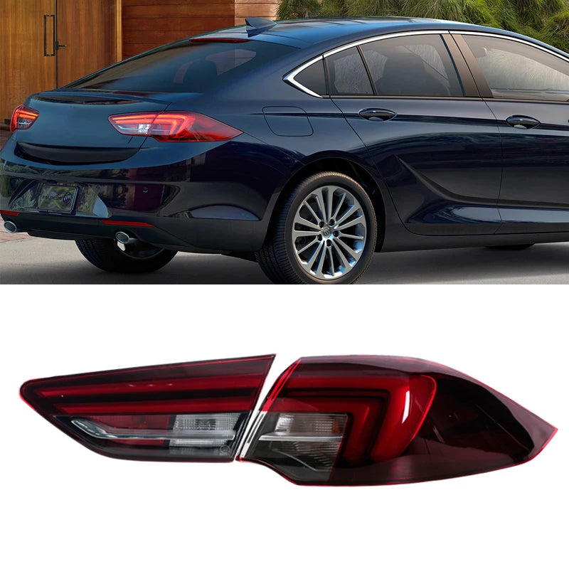 For Buick Regal 2017 2018 2019 Car Tail Light Assembly Rear Brake Lamp Turn Signal Brake Lamp Warning Bumper Light Accessories