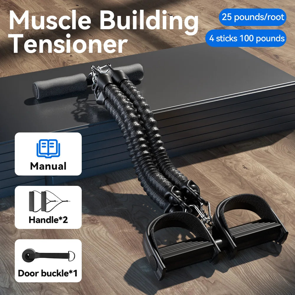 Man Tension Rope Woman Yoga Pedal Puller Portable Resistance Band Elastic Fitness Equipment Leg Stretching Exercise At Home