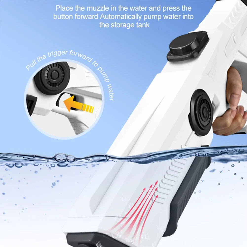 Automatically Water High Pressure Electric Water Gun Toy Kids Summer Outdoor Pool Fight Games Children Water Toys Birthday Gifts