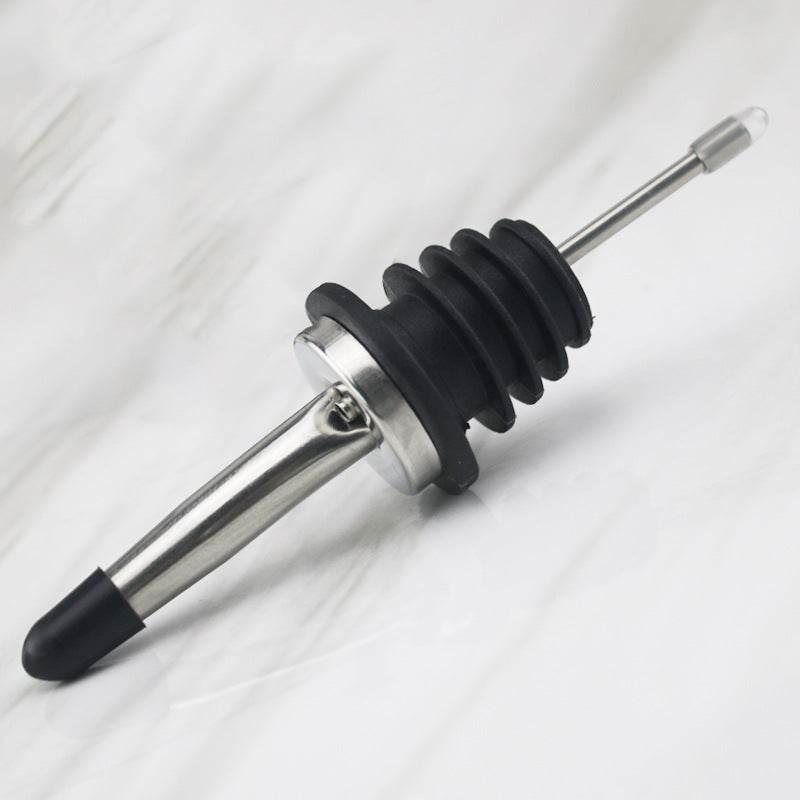 Stainless Steel Wine Olive Oil Pourer Dispenser Spout Glass Bottle Pourer Cap Spout Stopper Mouth Dispenser Bartender - P12 Hub Europe