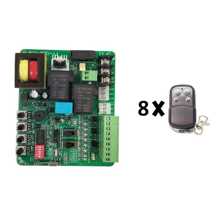 Control Board Sliding Gate 220V/110V Bluetooth, 433MHz Remote, Slow Stop - P12 Hub Europe