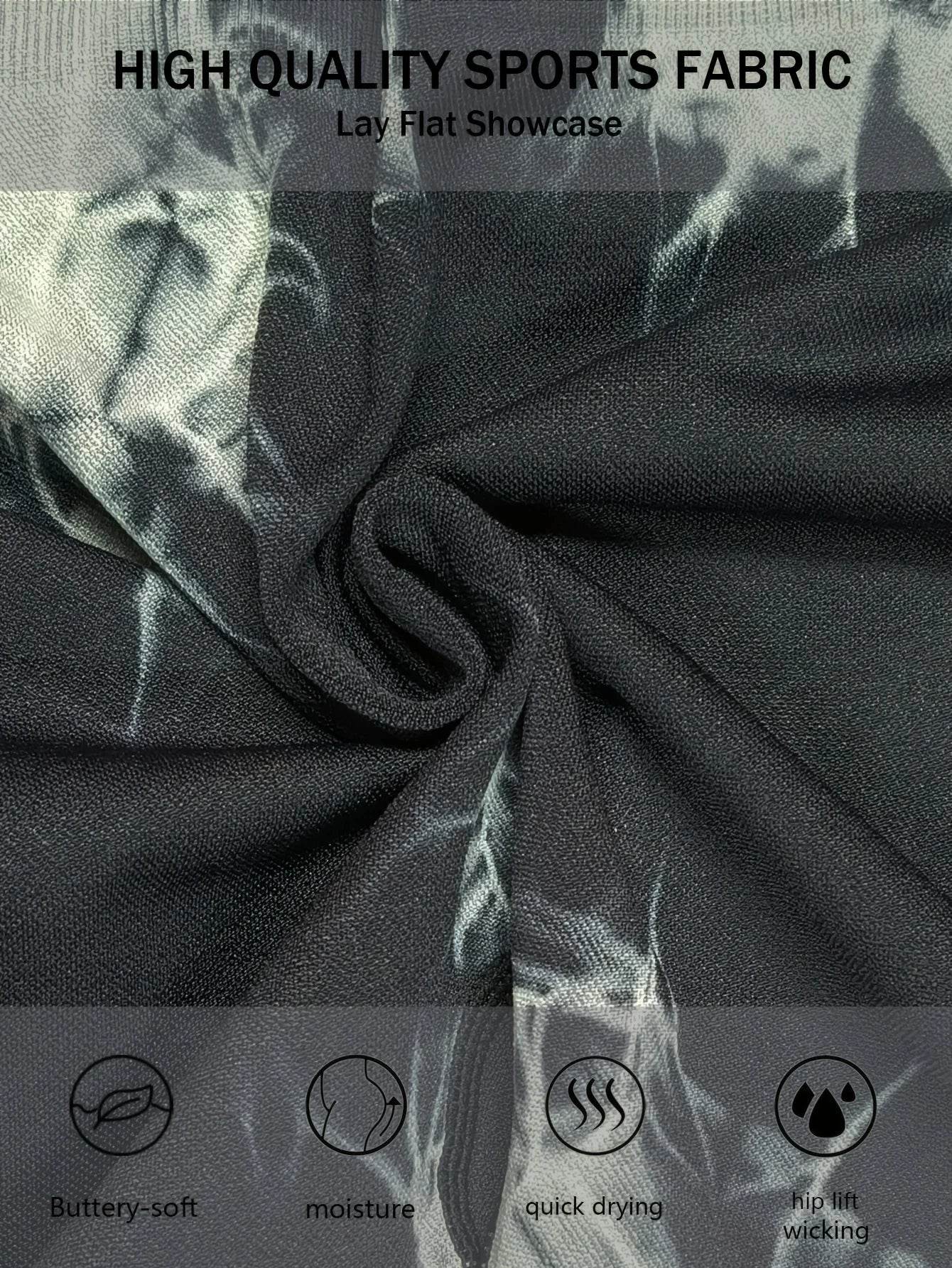 Tie Dye Seamless Butt Lift Leggings - P12 Hub Europe