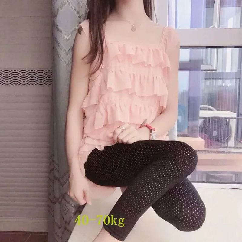 Women's Ice Silk Mesh Leggings - P12 Hub Europe