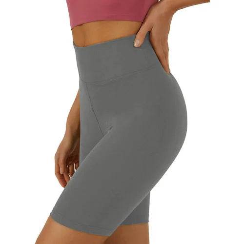 Women's High-Waist Yoga Shorts - P12 Hub Europe