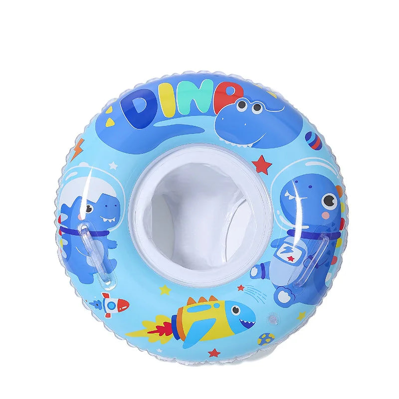 Inflatable Toys Kawaii Kuromi Swimming Ring Cartoon Cute Anti-rollover Kids' Floats Inflatable Baby Swimming Ring Kids Gift