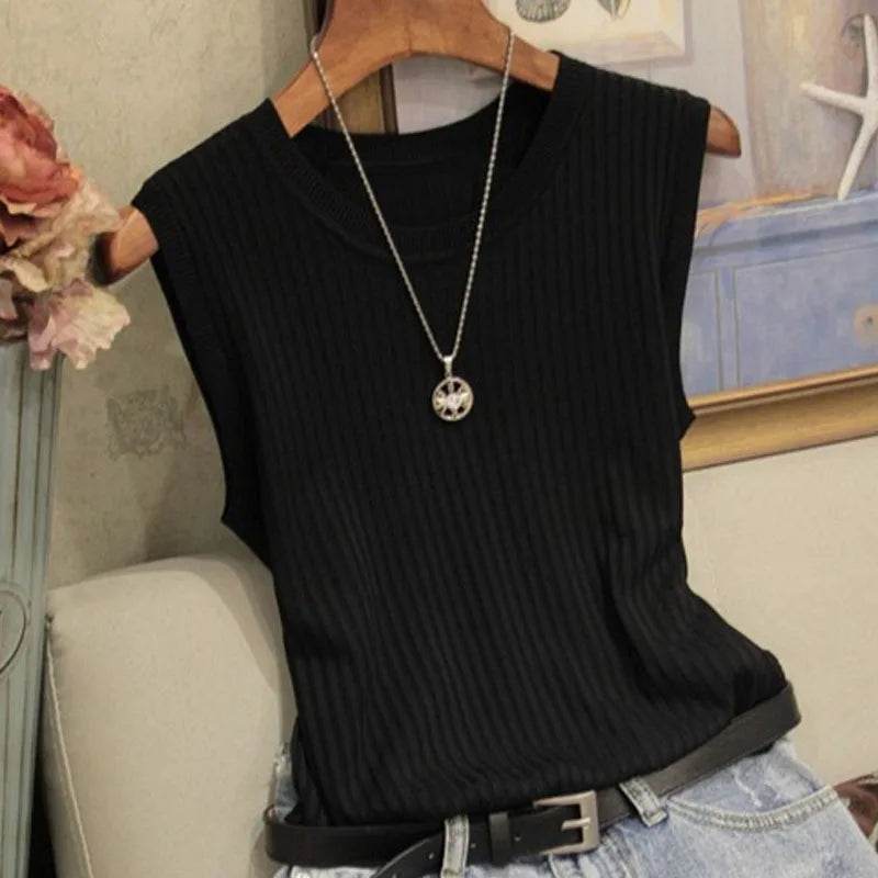 Sleeveless Blouse Women Shirt - P12 Hub Europe